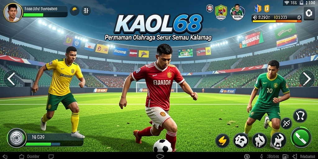 Tampilan gameplay seru dan interaktif di KAOL68.