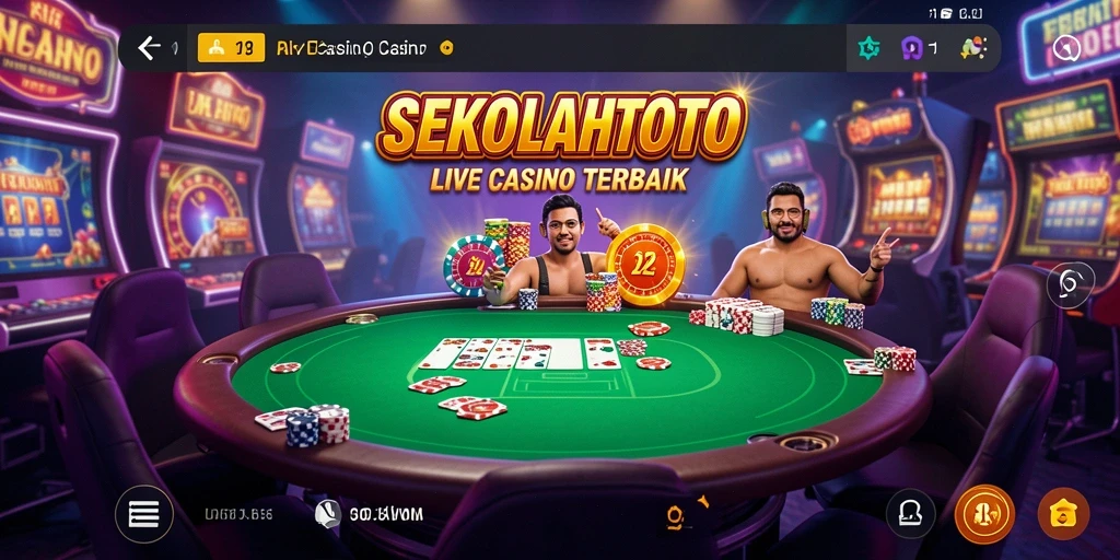 Tampilan menarik dari gameplay Live Casino SEKOLAHTOTO yang mengasyikkan.