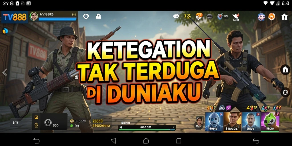 Tampilan gameplay menakutkan di dunia Horror TV888.